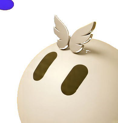 GrokBot mascot, a floating ghost with wings